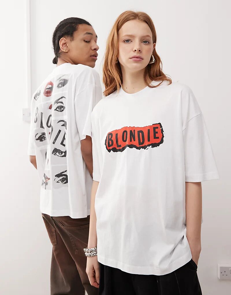 Футболка унисекс оверсайз с лицензионным принтом Blondie белого цвета ASOS DESIGN
Футболка унисекс оверсайз с лицензионным принтом Blondie белого цвета ASOS DESIGN
