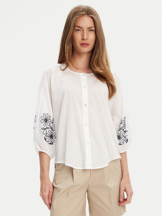 Свободная рубашка 5VZCDQ0BN United Colors Of Benetton, белый
Свободная рубашка 5VZCDQ0BN United Colors Of Benetton, белый