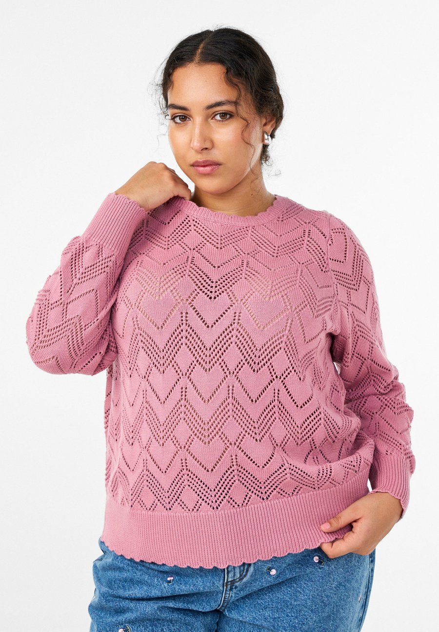 Джемпер Zizzi Jumper, Foxglove/Light Red
Джемпер Zizzi Jumper, Foxglove/Light Red