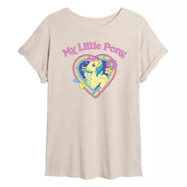 Детская оверсайз футболка My Little Pony с радужным сердцем в ретро стиле Licensed Character, бежевый
Детская оверсайз футболка My Little Pony с радужным сердцем в ретро стиле Licensed Character, бежевый