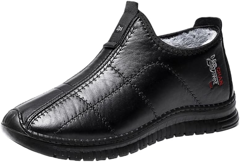 Мужские теплые хлопковые туфли SPKFHD - большие размеры, низкий вырез, удобная повседневная обувь - подходит для осени и зимы или для работы, черный
Мужские теплые хлопковые туфли SPKFHD - большие размеры, низкий вырез, удобная повседневная обувь - подходит для осени и зимы или для работы, черный