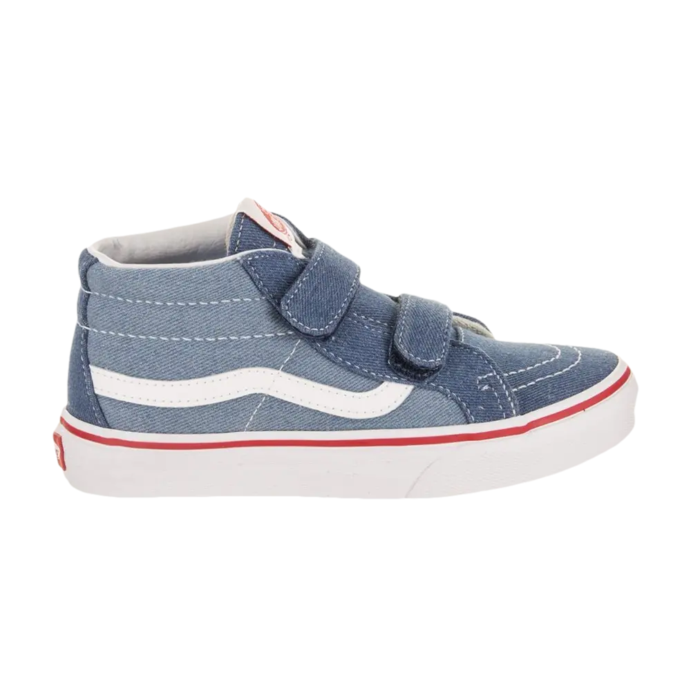 Кроссовки Sk8-Mid Reissue V Kids Vans, синий
Кроссовки Sk8-Mid Reissue V Kids Vans, синий