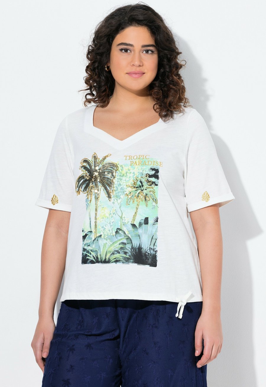 Футболка Ulla Popken PARADISE SEQUINED HEM GRAPHIC, Off-White/White, Белый, Футболка Ulla Popken PARADISE SEQUINED HEM GRAPHIC, Off-White/White
Футболка Ulla Popken PARADISE SEQUINED HEM GRAPHIC, Off-White/White, Белый, Футболка Ulla Popken PARADISE SEQUINED HEM GRAPHIC, Off-White/White