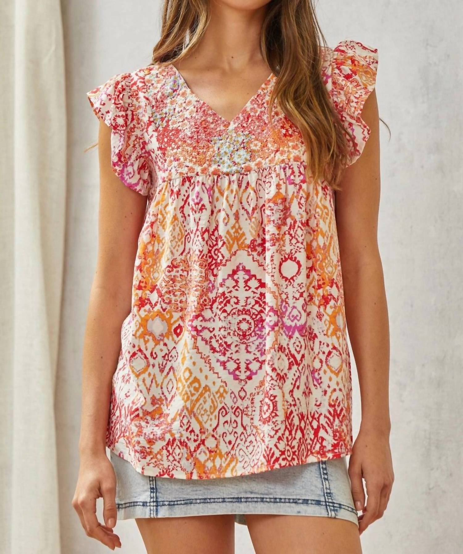 Топ-бабидолл с цветочной вышивкой в розовом цвете Savannah Jane
Топ-бабидолл с цветочной вышивкой в розовом цвете Savannah Jane