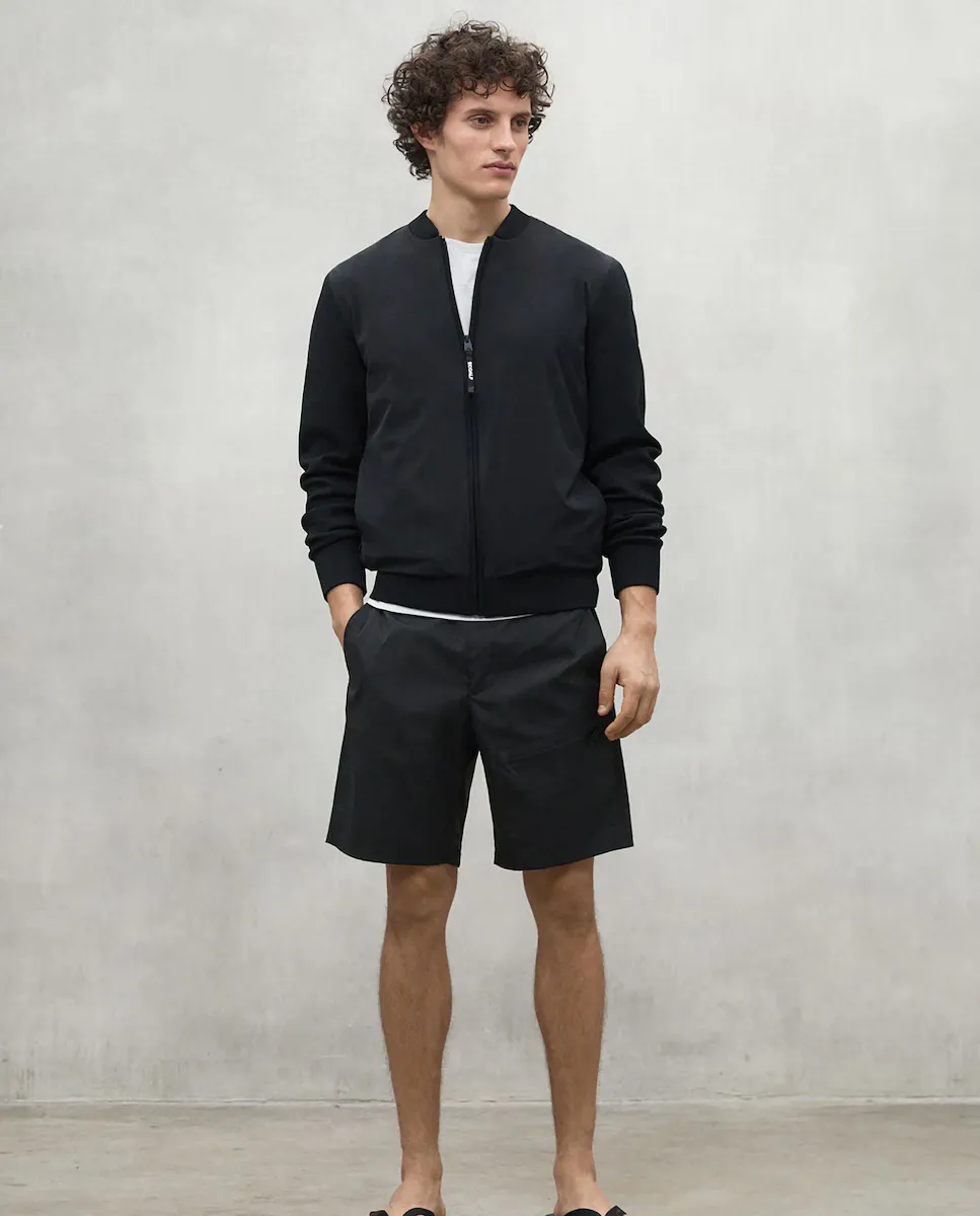 Мужские шорты с пятью карманами, застежкой на пуговицу и молнию Ecoalf, черный
Мужские шорты с пятью карманами, застежкой на пуговицу и молнию Ecoalf, черный