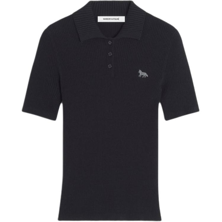 Вязаная поло от Maison Kitsuné Maison Kitsune, черный
Вязаная поло от Maison Kitsuné Maison Kitsune, черный