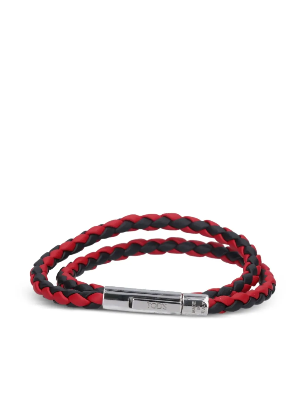 Плетеный кожаный браслет TOD'S, красный
Плетеный кожаный браслет TOD'S, красный