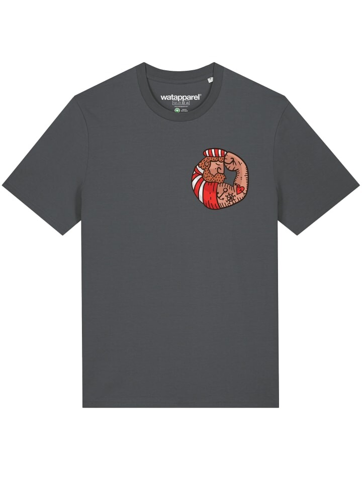 Футболка wat Apparel, серый 
Футболка wat Apparel, серый