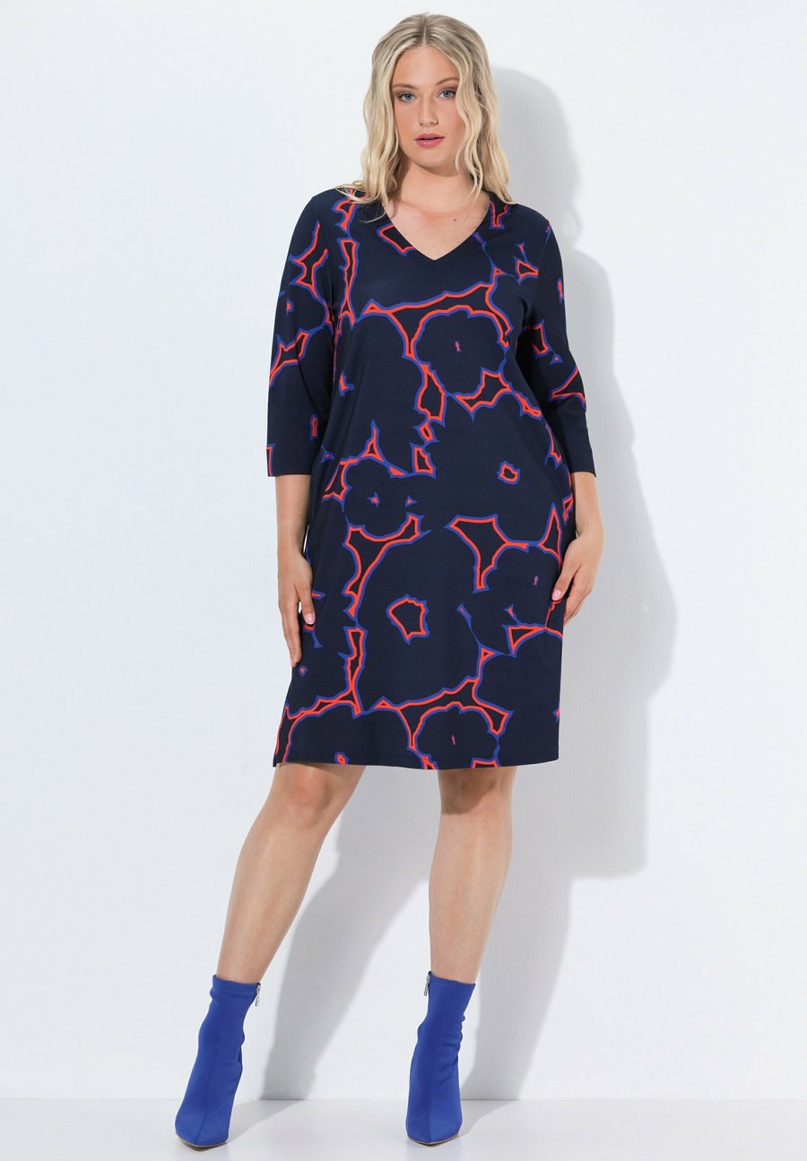 Платье Ulla Popken Jersey dress, Marine/Dark Blue
Платье Ulla Popken Jersey dress, Marine/Dark Blue