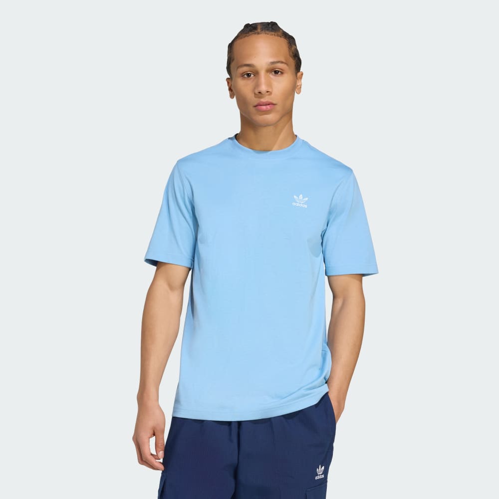 Футболка Adidas Trefoil Essentials Tee, цвет Ash Blue 
Футболка Adidas Trefoil Essentials Tee, цвет Ash Blue
