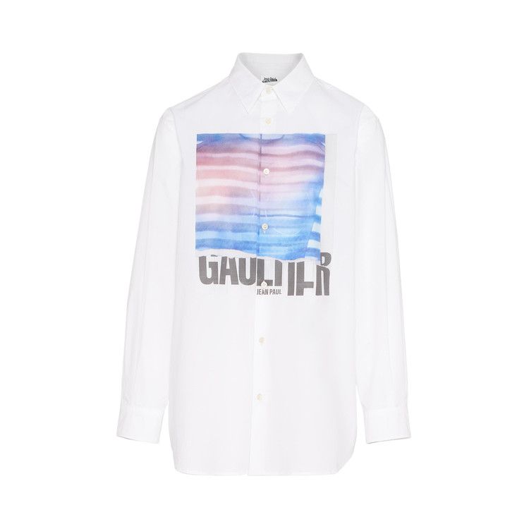 Рубашка Jean Paul Gaultier Printed Shirt, White/Light Blue/Peach
Рубашка Jean Paul Gaultier Printed Shirt, White/Light Blue/Peach