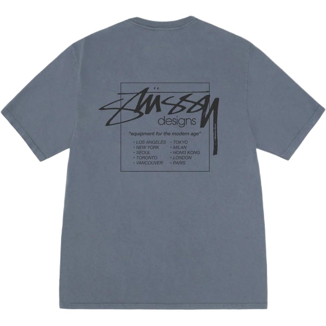 Футболка Modern Age с пигментной окраской Stussy, синий
Футболка Modern Age с пигментной окраской Stussy, синий