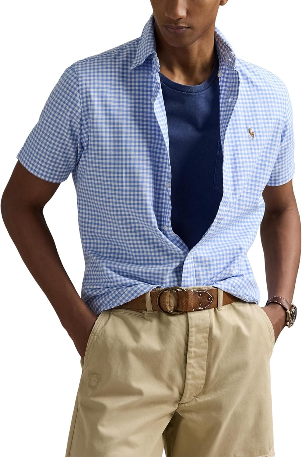 POLO RALPH LAUREN Мужская классическая оксфордская рубашка, Light Blue/White
POLO RALPH LAUREN Мужская классическая оксфордская рубашка, Light Blue/White