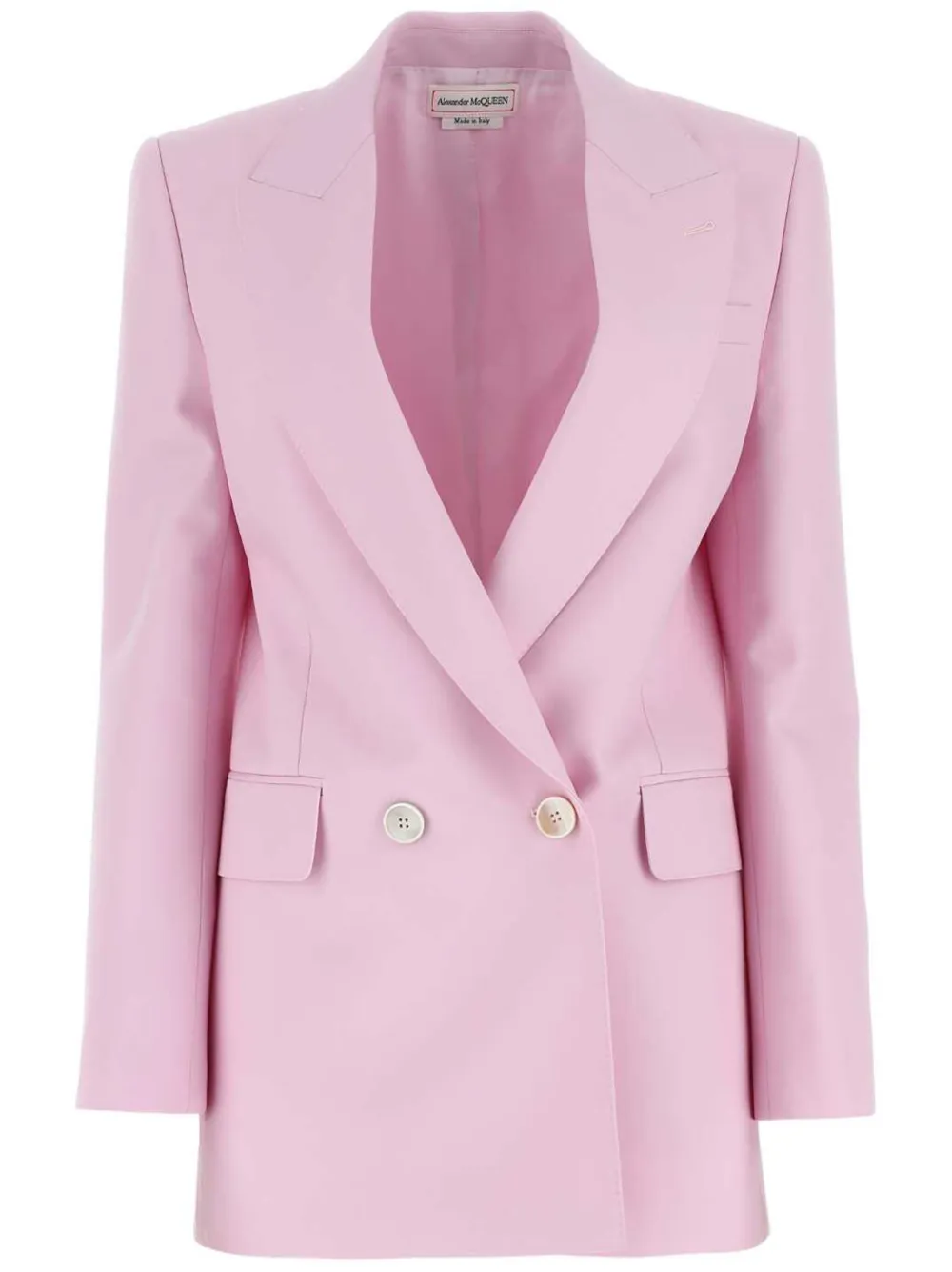 Двубортный шерстяной пиджак Alexander McQueen, розовый
Двубортный шерстяной пиджак Alexander McQueen, розовый