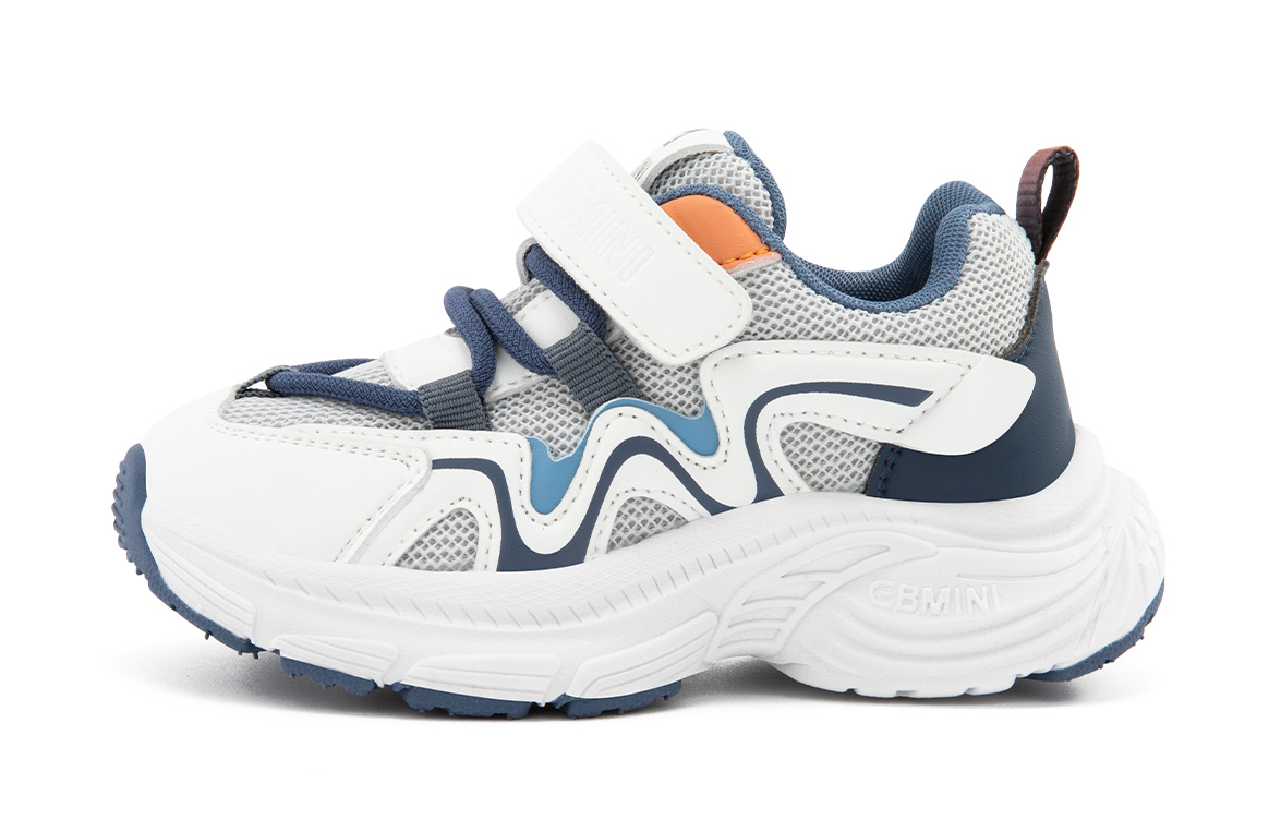 Детская повседневная обувь для дошкольников EBMINI, бежевый/синий 
Детская повседневная обувь для дошкольников EBMINI, бежевый/синий