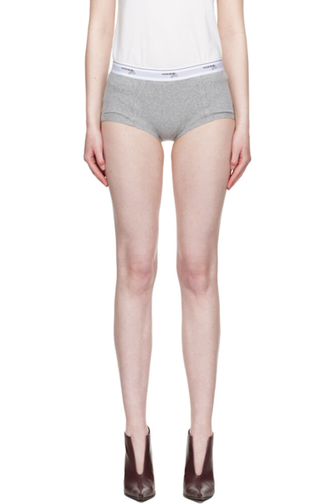 Трусы для мальчиков из серого ребристого джерси HommeGirls
Трусы для мальчиков из серого ребристого джерси HommeGirls