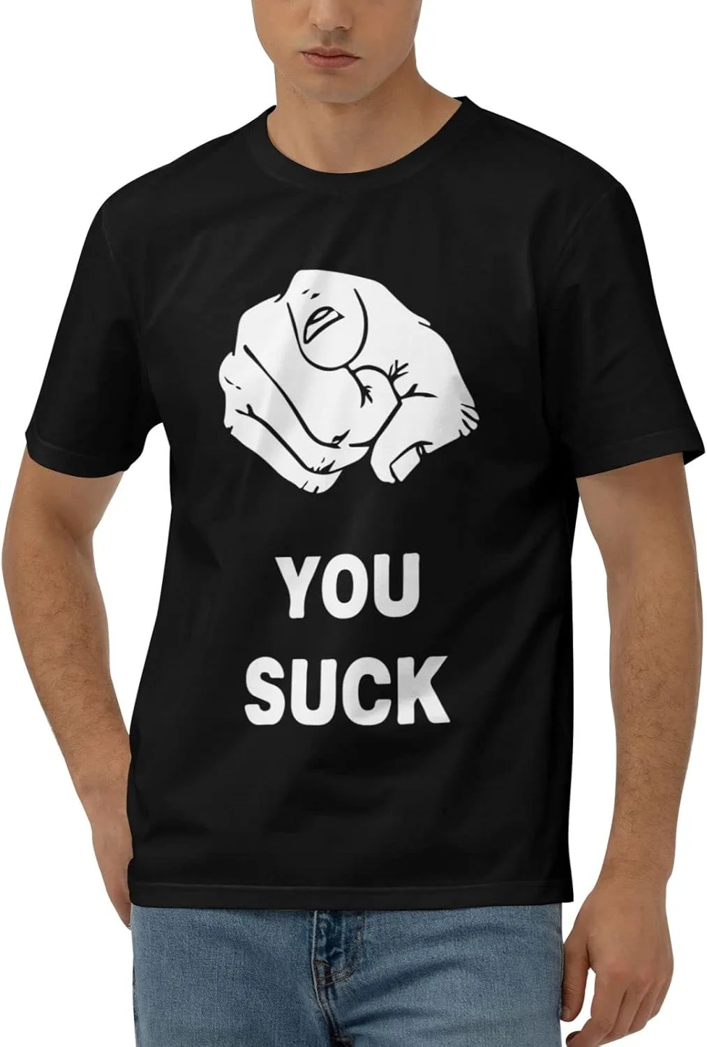 Футболка You Suck Offensive Funny мужская с коротким рукавом, Cotton Athletic, черная JYEXSEIZ
Футболка You Suck Offensive Funny мужская с коротким рукавом, Cotton Athletic, черная JYEXSEIZ