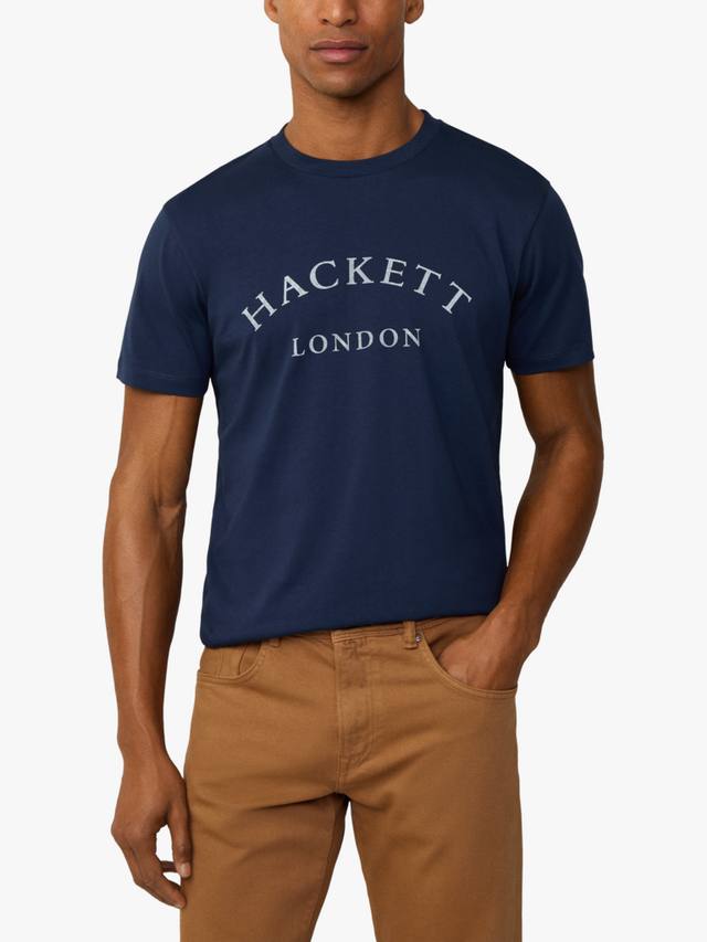 Хлопчатобумажная футболка с логотипом regular fit с коротким рукавом Hackett London, цвет Ink Blue
Хлопчатобумажная футболка с логотипом regular fit с коротким рукавом Hackett London, цвет Ink Blue