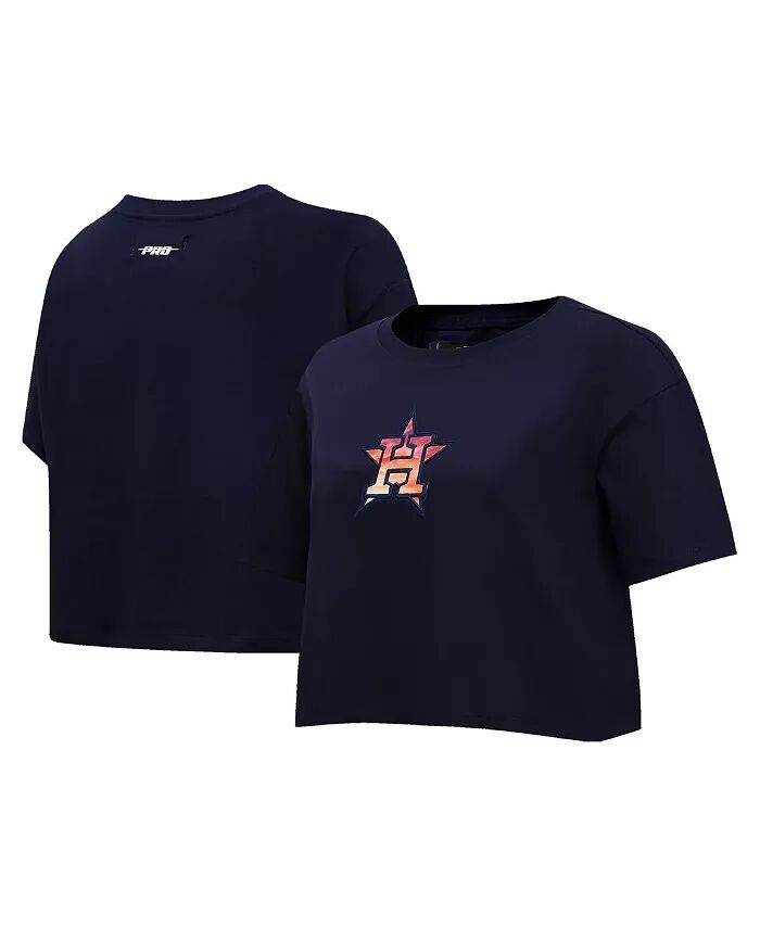 Женская темно-синяя футболка Houston Astros Painted Sky с укороченным принтом Pro Standard
Женская темно-синяя футболка Houston Astros Painted Sky с укороченным принтом Pro Standard