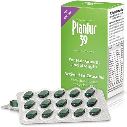 Plantur 39 Hair Active 60 капсул 60 штук
Plantur 39 Hair Active 60 капсул 60 штук
