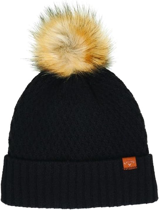 Callaway Golf Women's Pom Beanie Collection Knit Headwear, Black
Callaway Golf Women's Pom Beanie Collection Knit Headwear, Black
