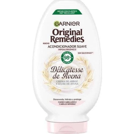 Original Remedies Delicatesse Нежный успокаивающий кондиционер для нормальных и чувствительных волос 250 мл Garnier
Original Remedies Delicatesse Нежный успокаивающий кондиционер для нормальных и чувствительных волос 250 мл Garnier