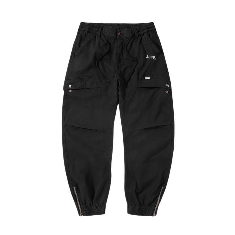 Минималистичные брюки карго с несколькими карманами и манжетами на резинке Unisex Jeep, черный
Минималистичные брюки карго с несколькими карманами и манжетами на резинке Unisex Jeep, черный