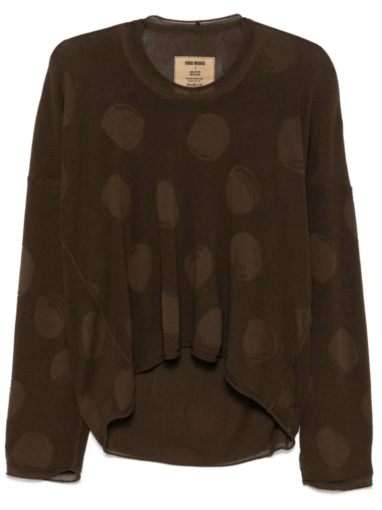 Свитер Ума Ванг Поис Uma Wang, коричневый
Свитер Ума Ванг Поис Uma Wang, коричневый
