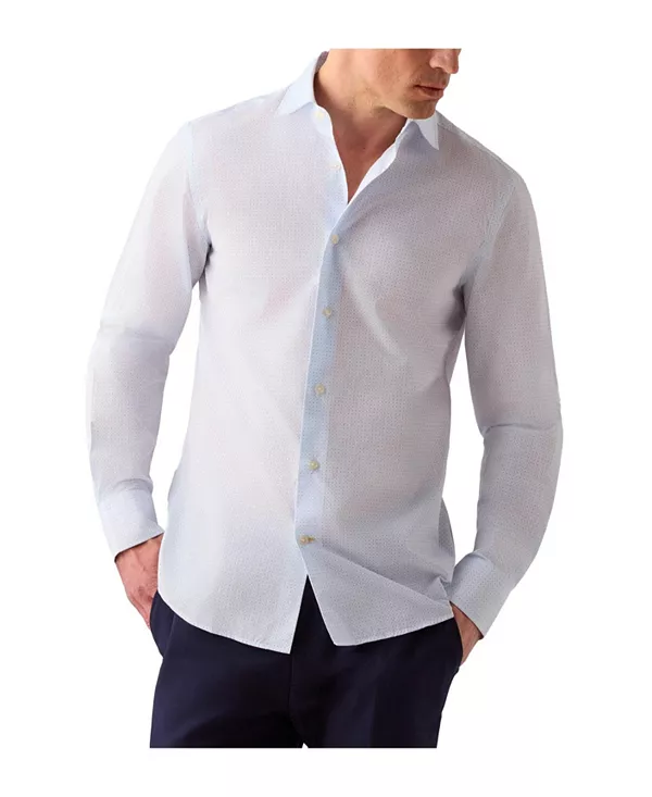 Рубашка с микропринтом Рейнольдса Robert Talbott, синий
Рубашка с микропринтом Рейнольдса Robert Talbott, синий