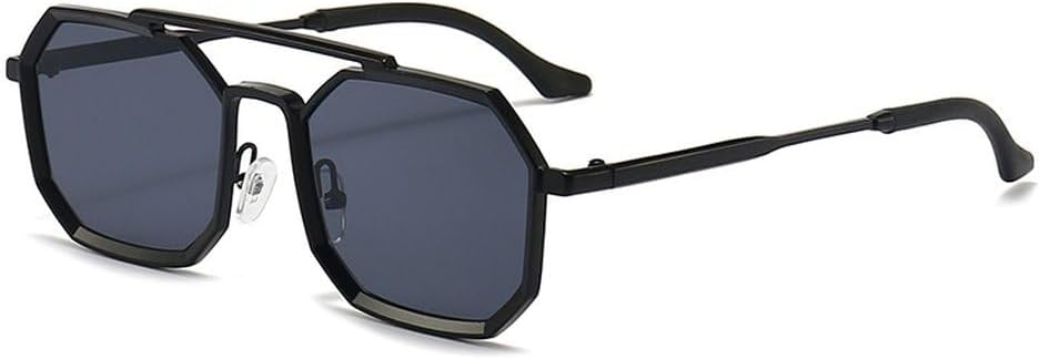 Солнцезащитные очки в металлической оправе для мужчин и женщин, модные, с многоугольными двойными перемычками, роскошные очки для активного отдыха и вождения GHVWYX, Black
Солнцезащитные очки в металлической оправе для мужчин и женщин, модные, с многоугольными двойными перемычками, роскошные очки для активного отдыха и вождения GHVWYX, Black