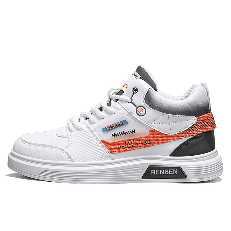 Нескользящие, износостойкие, легкие, высокие мужские кроссовки RENBEN, White Orange
Нескользящие, износостойкие, легкие, высокие мужские кроссовки RENBEN, White Orange