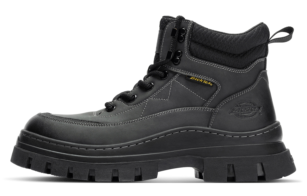 Мужские ботинки Dickies короткие кожаные со строчкой, черно-серый
Мужские ботинки Dickies короткие кожаные со строчкой, черно-серый
