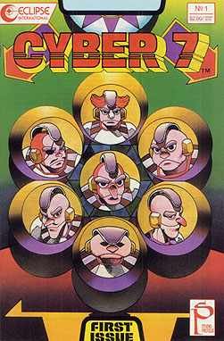 CYBER 7 Book One #1-7 by Shuho Itahashi complete manga series (CYBER 7 (1989 ECLIPSE)) (ECLIPSE)
CYBER 7 Book One #1-7 by Shuho Itahashi complete manga series (CYBER 7 (1989 ECLIPSE)) (ECLIPSE)