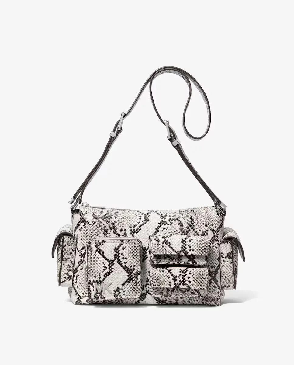 Женская сумка через плечо Dakota из кожи со змеиным мотивом Michael Michael Kors, серый
Женская сумка через плечо Dakota из кожи со змеиным мотивом Michael Michael Kors, серый