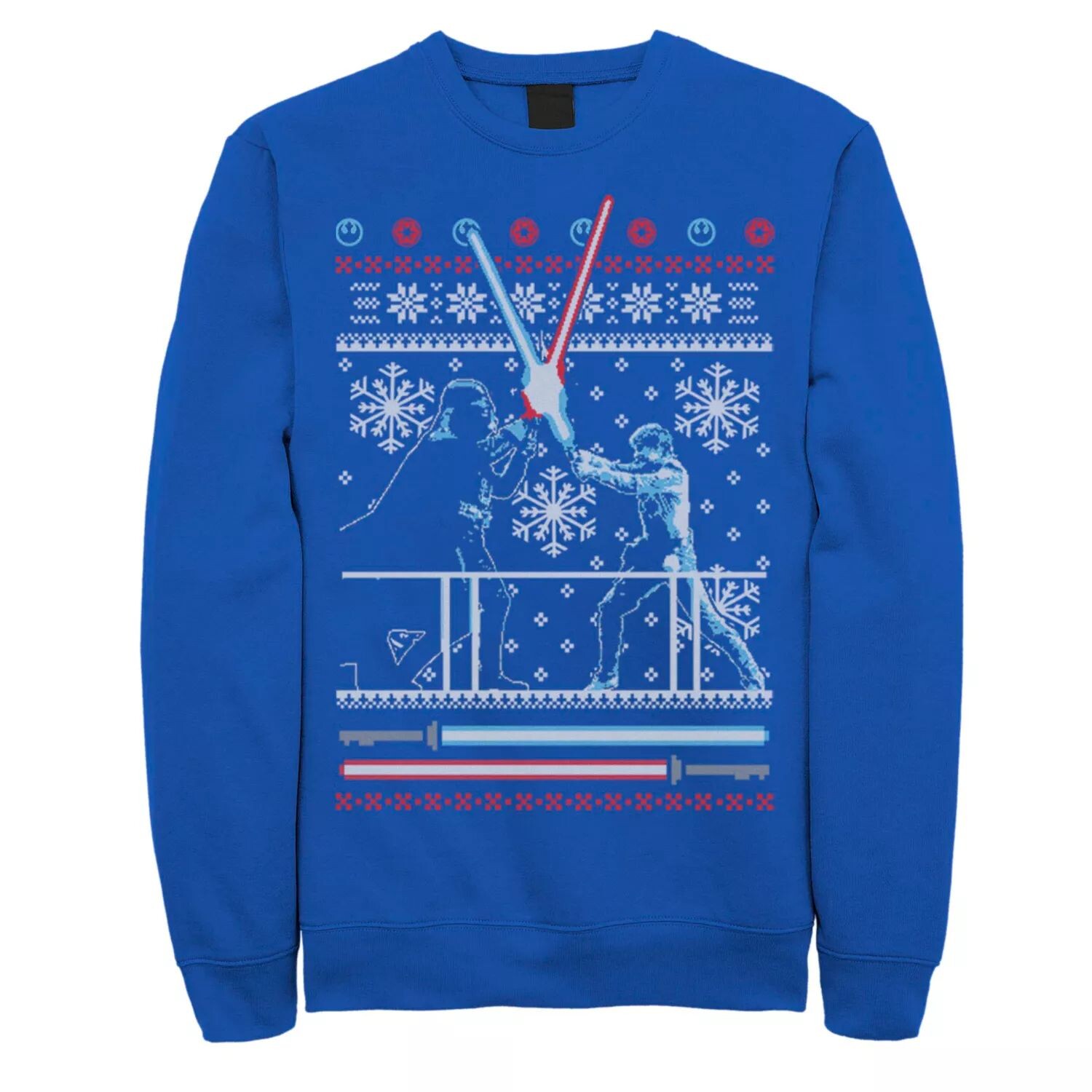 Мужской флисовый свитер «Звездные войны» Vader Luke Clash Ugly Christmas Sweater Licensed Character
Мужской флисовый свитер «Звездные войны» Vader Luke Clash Ugly Christmas Sweater Licensed Character