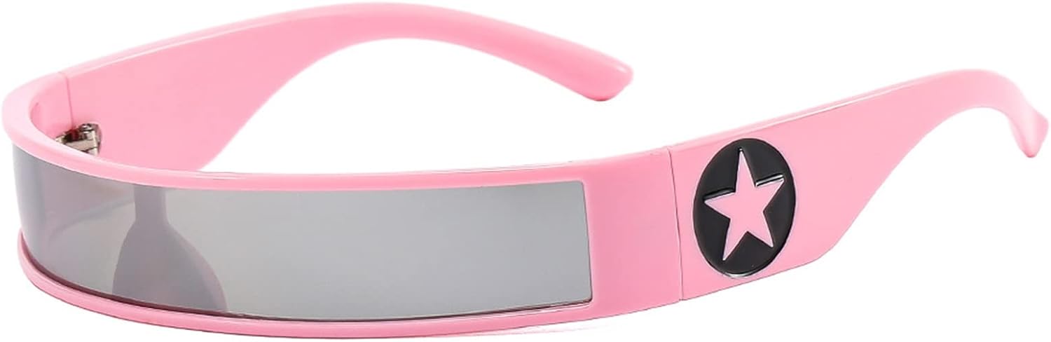 Женские солнцезащитные очки с защитой от УФ-излучения, мужские и женские универсальные солнцезащитные очки-козырьки прямоугольной формы для повседневной жизни leasote, Pink
Женские солнцезащитные очки с защитой от УФ-излучения, мужские и женские универсальные солнцезащитные очки-козырьки прямоугольной формы для повседневной жизни leasote, Pink