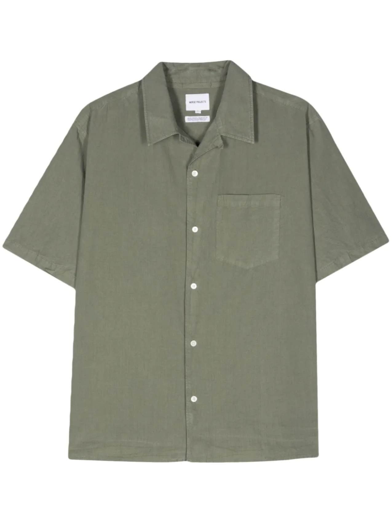 Norse Projects рубашка с заостренным воротником, зеленый
Norse Projects рубашка с заостренным воротником, зеленый