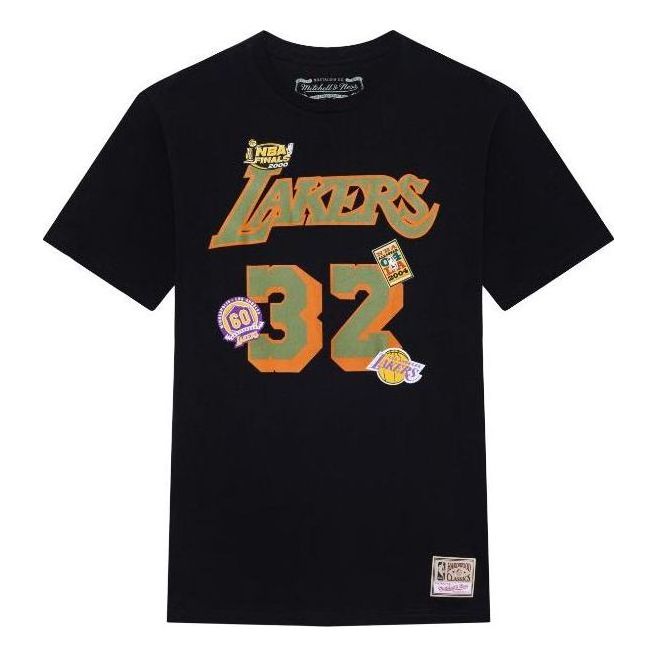 Футболка Mitchell & Ness x NBA Los Angeles Lakers Script T-shirt 'Magic Johnson 32', черный 
Футболка Mitchell & Ness x NBA Los Angeles Lakers Script T-shirt 'Magic Johnson 32', черный