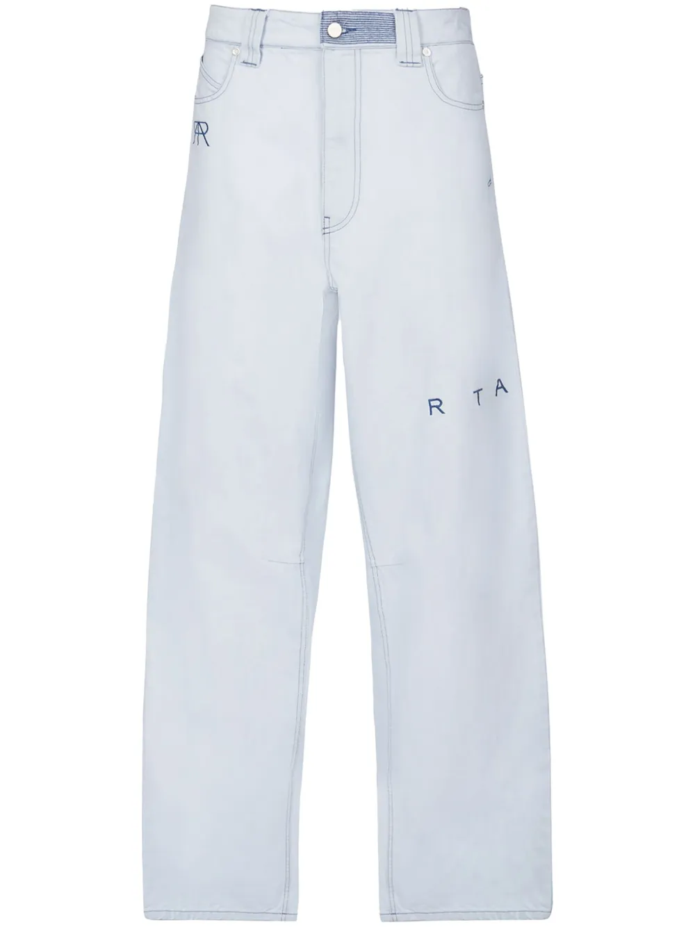 Джинсы широкого кроя с вышитым логотипом RTA, синий
Джинсы широкого кроя с вышитым логотипом RTA, синий