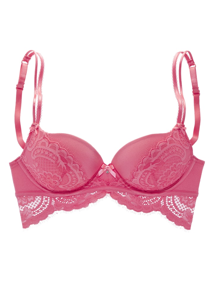 Бюстгальтер пуш-ап LASCANA, розовый
Бюстгальтер пуш-ап LASCANA, розовый
