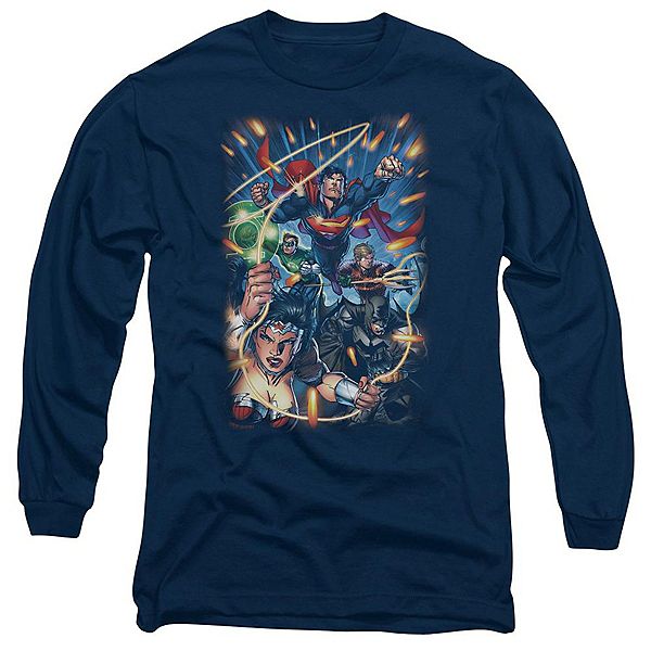 Футболка с длинным рукавом Justice League of America Under Attack Licensed Character
Футболка с длинным рукавом Justice League of America Under Attack Licensed Character