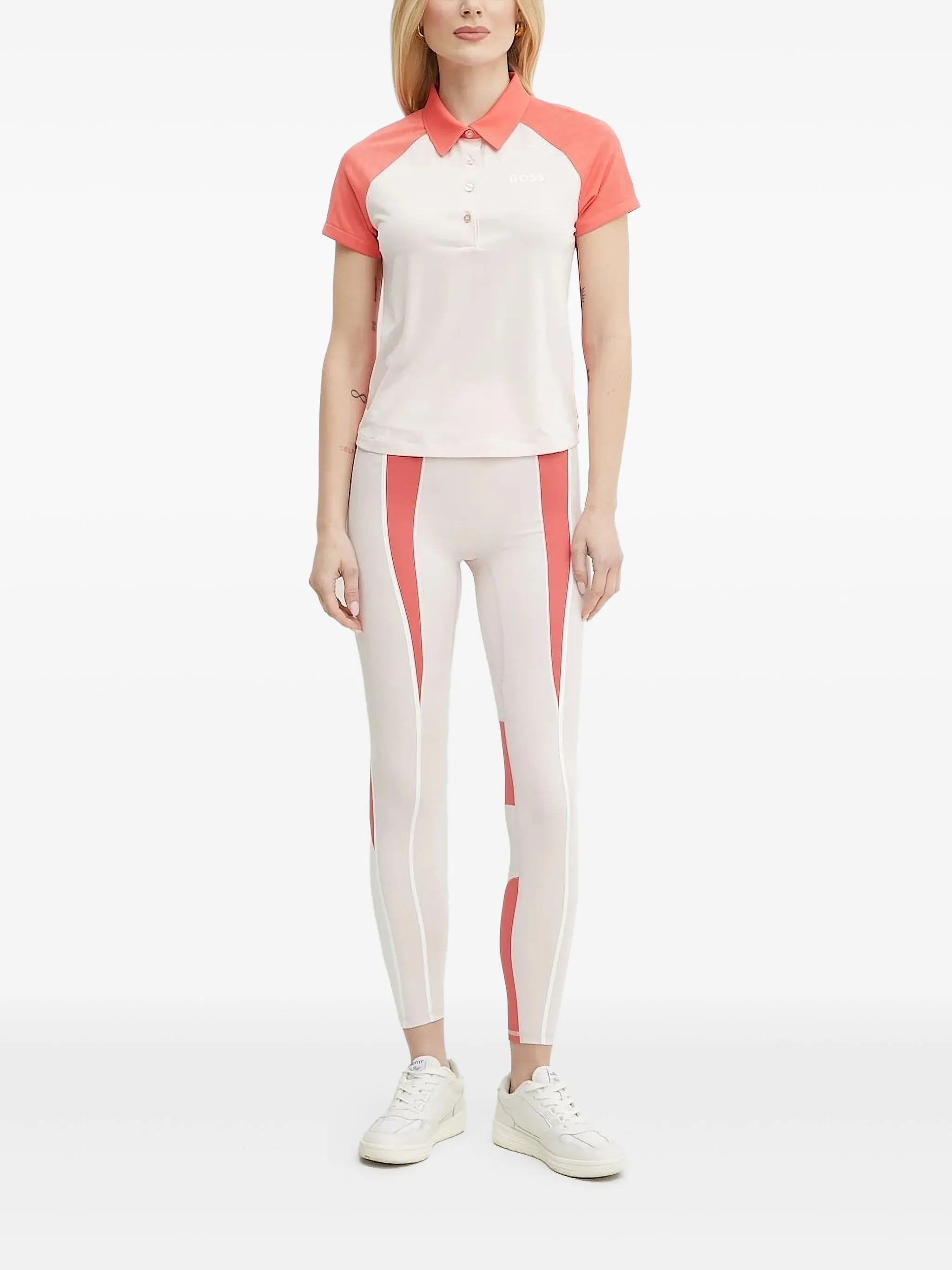 Рубашка поло в стиле колор-блок Boss, розовый
Рубашка поло в стиле колор-блок Boss, розовый