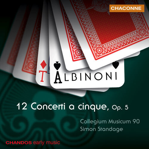 CD диск Albinoni / Collegium Musicum 90 / Standage: 12 Concerti a Cinque Op 5
CD диск Albinoni / Collegium Musicum 90 / Standage: 12 Concerti a Cinque Op 5