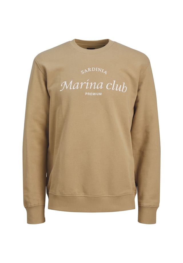 Пуловер свитшот Ocean Club Jack & Jones, бежевый
Пуловер свитшот Ocean Club Jack & Jones, бежевый