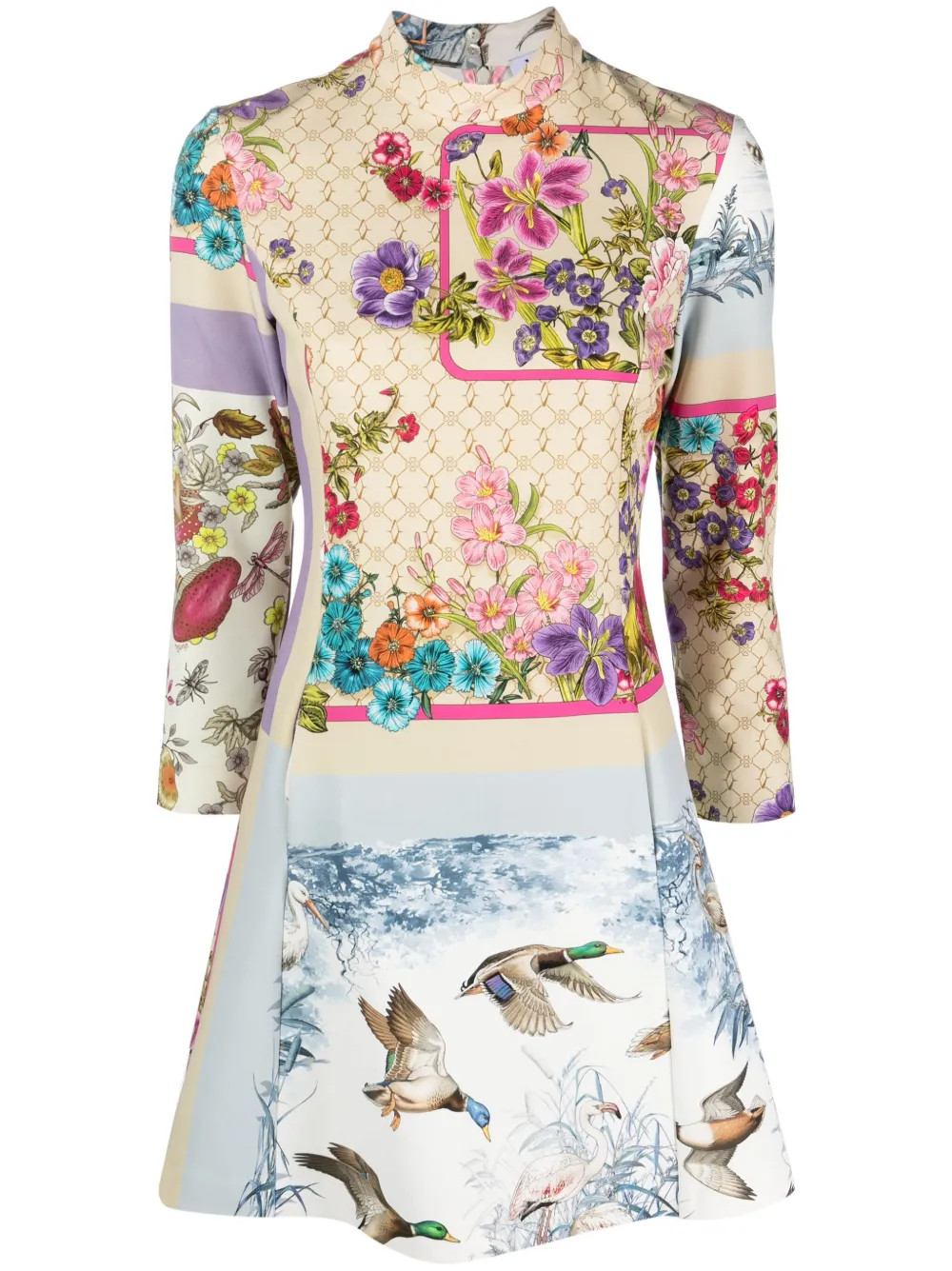 Расклешенное мини-платье с графическим принтом Vivetta, белый
Расклешенное мини-платье с графическим принтом Vivetta, белый