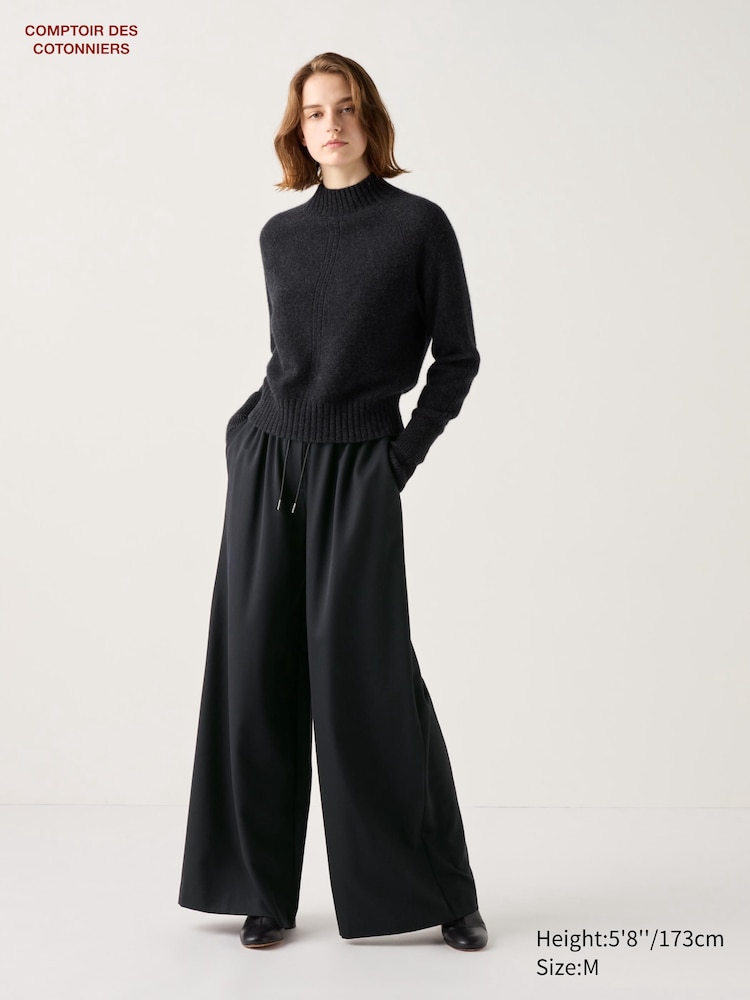 Широкие брюки из шерсти Uniqlo, цвет 09 черный
Широкие брюки из шерсти Uniqlo, цвет 09 черный