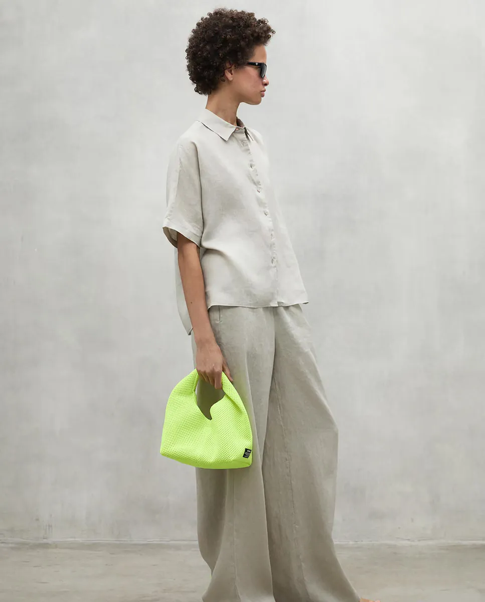 Женская сумка с застежкой-кнопкой и логотипом сбоку Ecoalf, желтый
Женская сумка с застежкой-кнопкой и логотипом сбоку Ecoalf, желтый