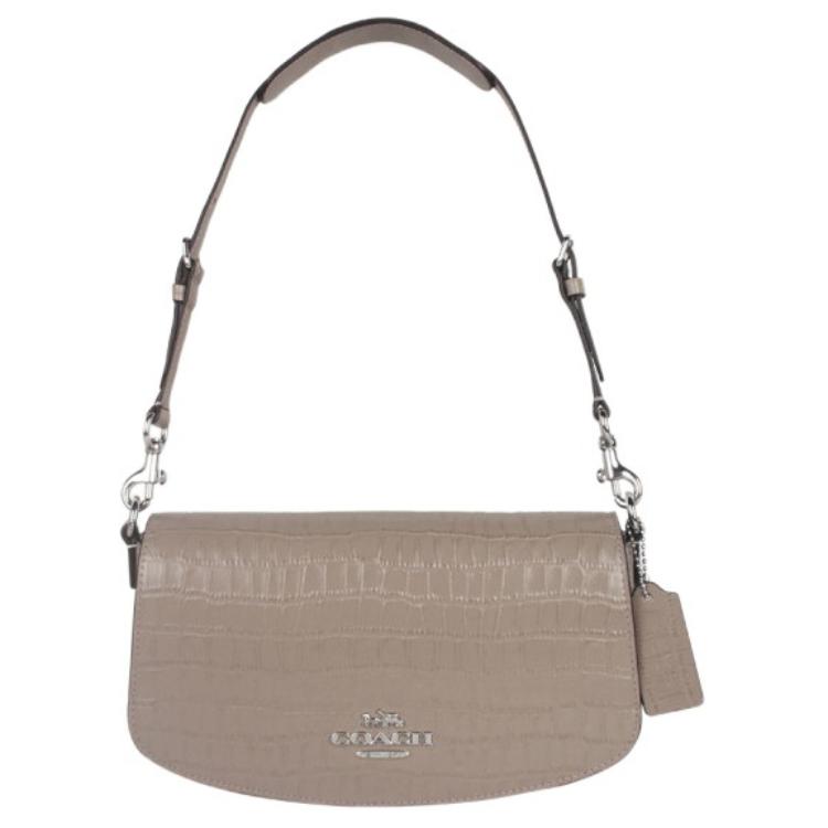 COACH Кожаная женская сумка через плечо среднего размера серого цвета
COACH Кожаная женская сумка через плечо среднего размера серого цвета