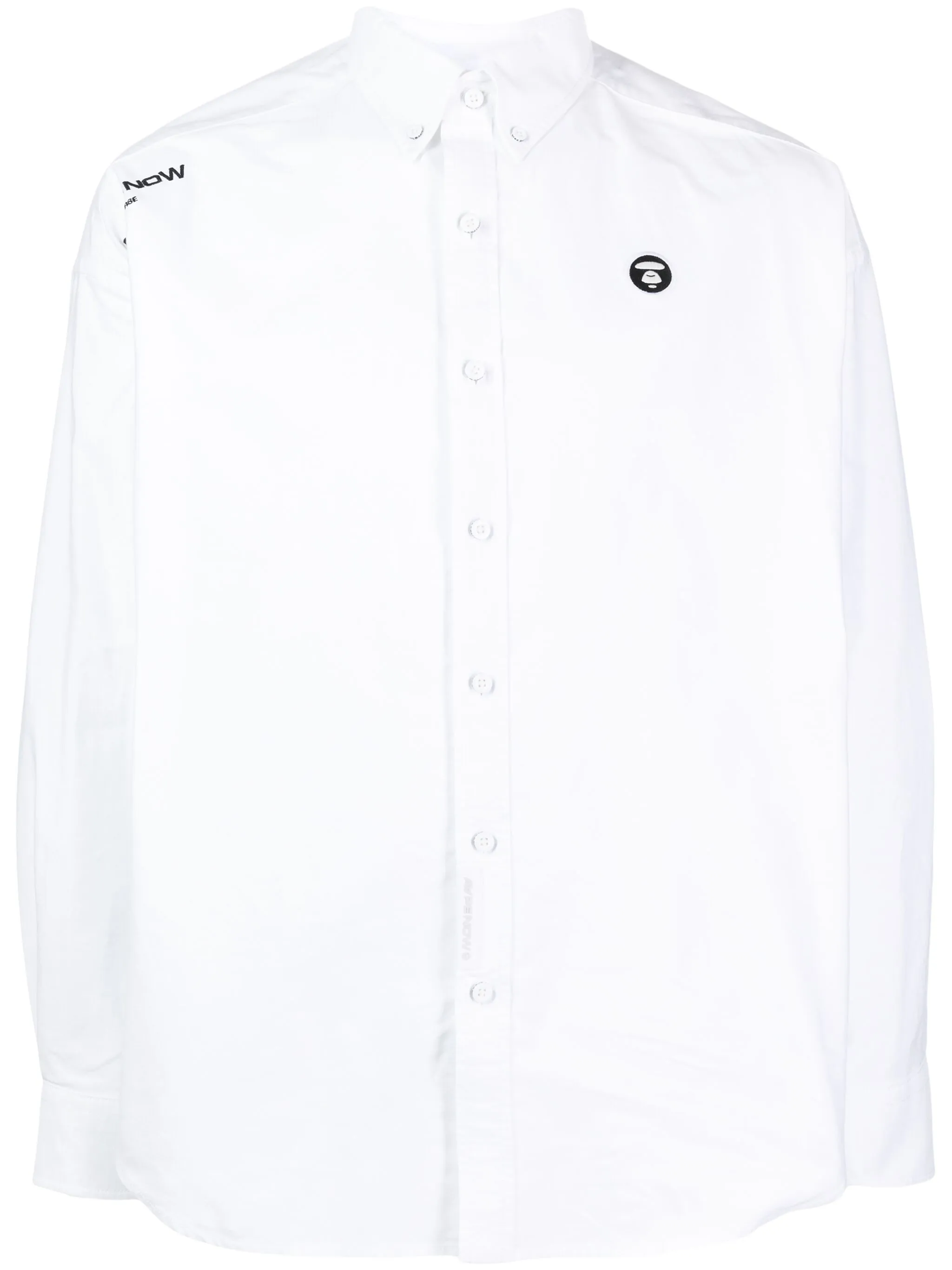 Рубашка с вышитым логотипом Aape By A Bathing Ape, белый
Рубашка с вышитым логотипом Aape By A Bathing Ape, белый