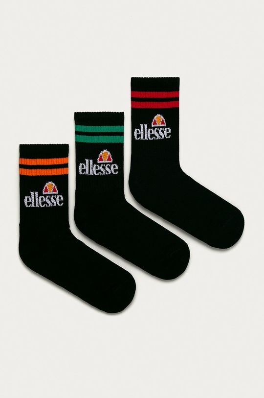 3 пары носков Ellesse, черный 
3 пары носков Ellesse, черный